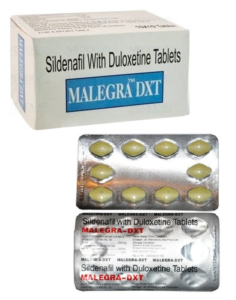 Malegra DXT 100 mg Sildenafil +60mg Dapoxitine